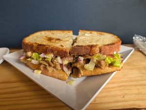 V-Urkey at The Vegan Spot in Highland Park