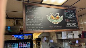   at Vinnie's Pizzeria in Brooklyn