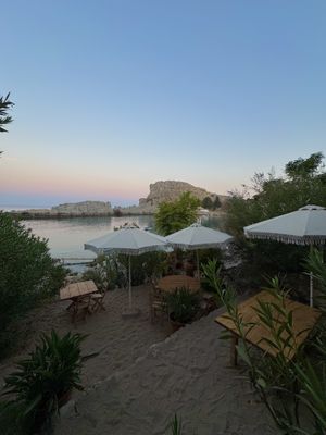   at St Paul Beach Restaurant in Rhodes
