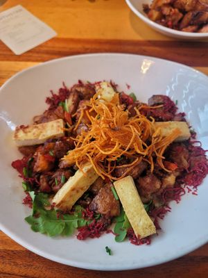 Sweet potato and turkey Hash made vegan with tofu at Northstar Cafe - Easton in Columbus