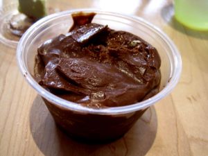 Chocolate Mousse at Om Prana in Quebec