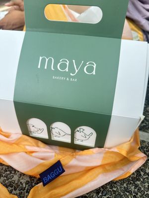 Maya bakery to-go packaging  at Maya x The Cakery  in Hong Kong Island