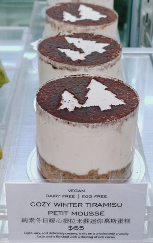 Vegan Winter Tiramisu at Maya x The Cakery  in Hong Kong Island