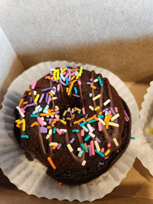 Chocolate Sprinkle at Red Eye Cafe and Donuts in Cambridge