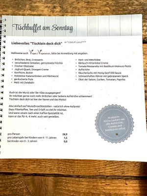Buffet on Sundays  at Hof Schwansen in Brodersby