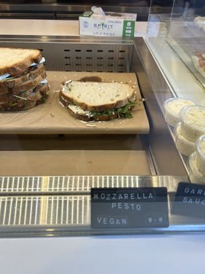 lMozzarella Pesto Vegan Toastie 8,50€  at Mercato in Howth