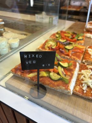 vegan pizza 6,50€  at Mercato in Howth