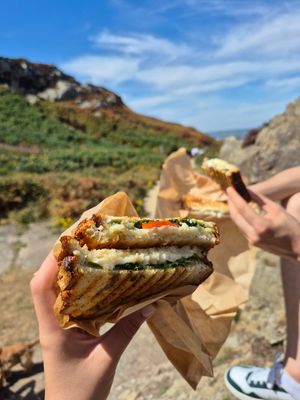 Vegan Mozzarella Pesto Sandwich at Mercato in Howth