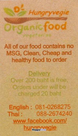 Hungry Vegie at Hungry Vegie in Chiang Mai