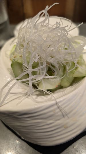 Cucumber salad at Mori Sushi & Grill by Aji in Renton