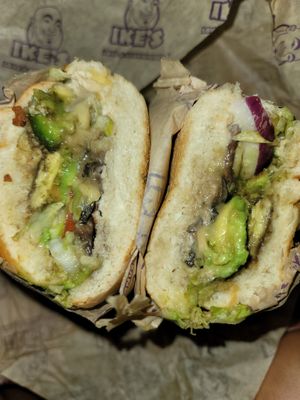 Vegan tom Brady at Ike's in Del Mar