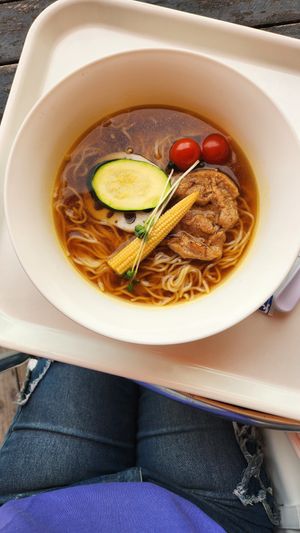 Vegan Ramen at Food Stadium Fuji-Q Highland in Fujiyoshida