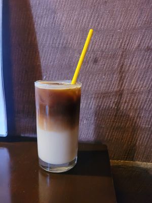 Iced Oat Latte at Welsford Bistro in Liverpool