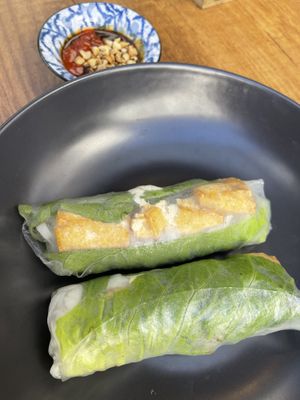 Vegan summer rolls  at Downtown 20 in Darmstadt