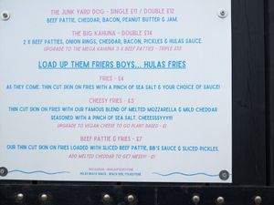 Fries at Hulas Beach Shack in Folkestone