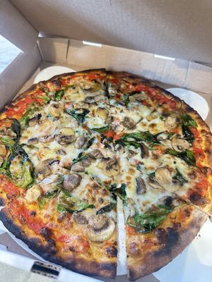 Veganized “S&M” pie  at Ozzy's Apizza - Food Stand in New Haven