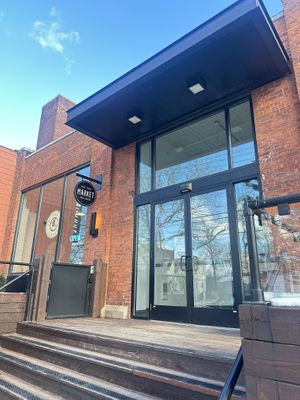 Entrance - located inside market  at Ozzy's Apizza - Food Stand in New Haven