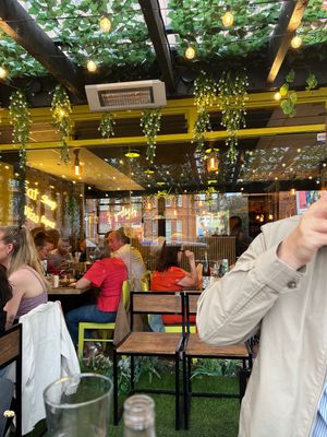 Eating areas  at Mizo in Belfast