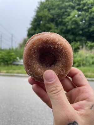 Vegan churro donut   at Society Coffee Bar in Somerset