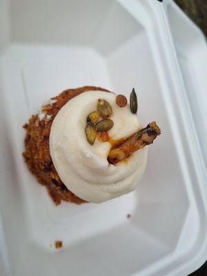 Vegan carrot cake at Open House  in Hathersage