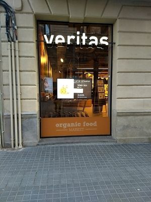 front of Veritas at Veritas - Corsega in Barcelona
