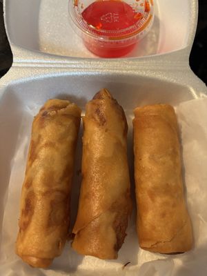 Veggie Spring Rolls  at iThaiz Restaurant  in Richmond