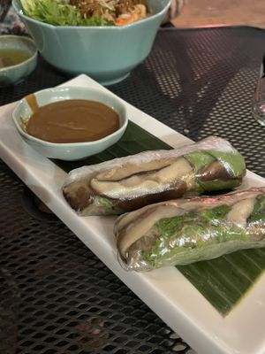 Spring rolls   at Muoi Tieu in Takoma Park