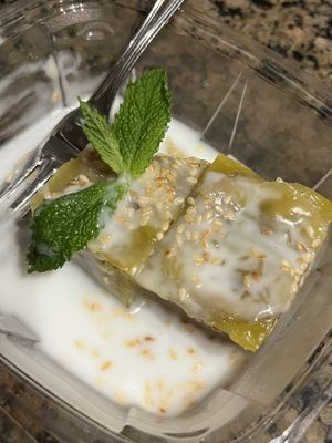 Banana cake   at Muoi Tieu in Takoma Park