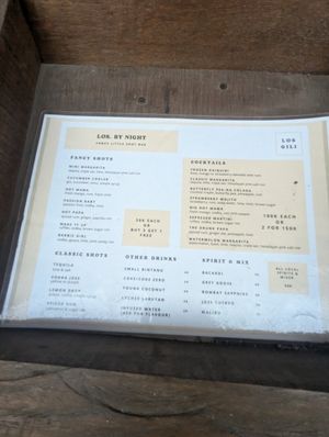 Also has a cocktail menu at Los Gili in 