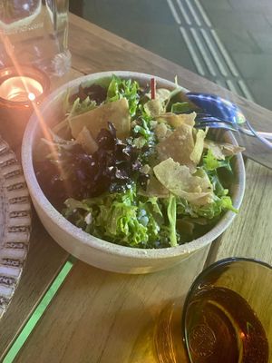 The tostada salad  at Hotel Nacional in Melbourne