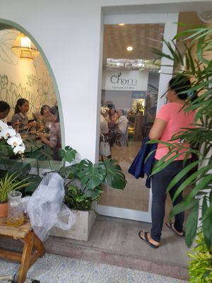 Outside at Chạm Vegetarian & Coffee in Ho Chi Minh City