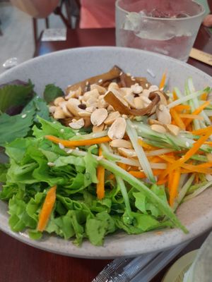 Rice noodles at Chạm Vegetarian & Coffee in Ho Chi Minh City