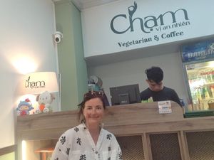 The Wife at Chạm Vegetarian & Coffee in Ho Chi Minh City