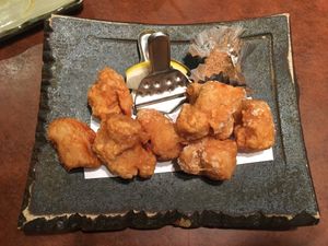 Fried “chicken" at Kiharutei in Nagoya