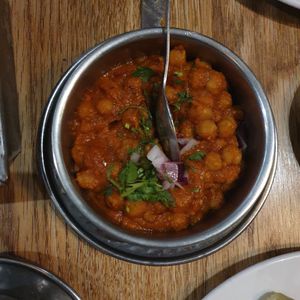 Chana masala at Babuji in North West London