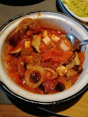 Shakshuka at Gabby's Brunch in Barcelona