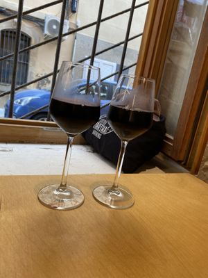Natural wines  at Grasa in Barcelona