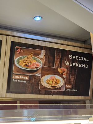 Menu at Padang Nusantara Vegetarian  in Jakarta