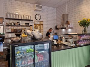 Warm and welcoming atmosphere! at Grain Café in Stockholm