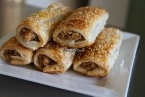 Aussie sausage rolls at Vegan Meals Delivered in Sydney