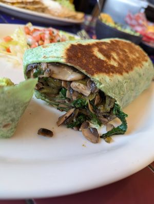 Vegan Burrito at Sal's Tacos in West Sacramento