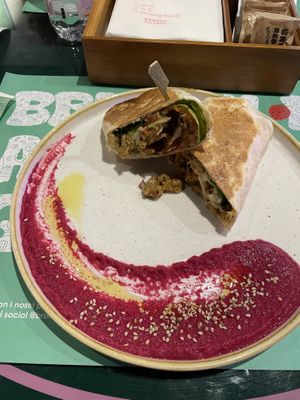  burrito with planted meat  at Brunch Republic  in Udine