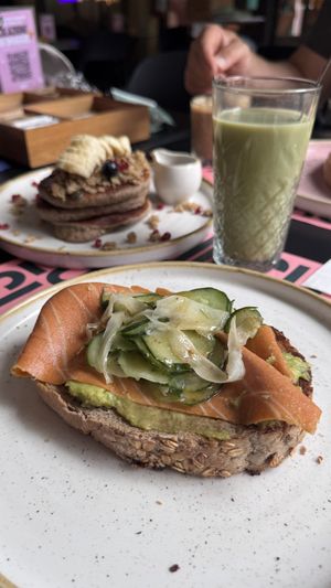 vegan Laxxs Bread, was quite good  at Brunch Republic  in Udine