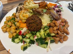 Nice haul at Dimassi's Mediterranean Buffet in Allen