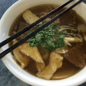 pho beef at World Vegan in Cabramatta