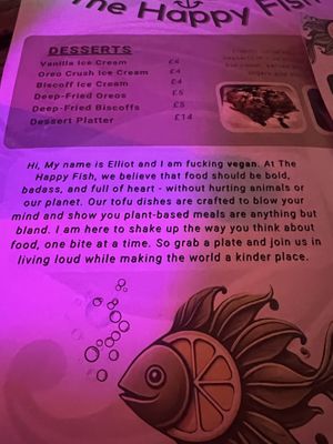   at Happy Fish at The Dog House in Edinburgh