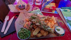 🤤🤤🤤🤤🤤⭐⭐⭐⭐⭐ #Veganuary at Happy Fish at The Dog House in Edinburgh