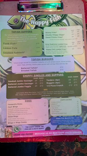 #Veganuary at Happy Fish at The Dog House in Edinburgh