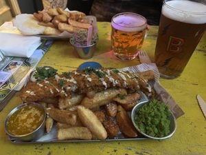   at Happy Fish at The Dog House in Edinburgh