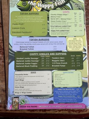 Happy fish 🐟   at Happy Fish at The Dog House in Edinburgh